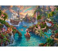 Schmidt-Spiele - Puzzle Thomas Kinkade: Disney Peter Pan - 1000 piezas - 12+ - 1 jugador