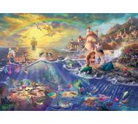 Schmidt-Spiele Rompecabezas Thomas Kinkade – Disney La Sirenita, 1000 piezas, 12+ años, 1 jugador