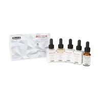 Schmincke - Aero Color Professional - Juego de 4 cajas de 28 ml + 1 x 14 ml, 81 715 097, pintura acrílica blanca fina líquida para pintura acrílica, aerógrafo, medios mixtos, tinta acrílica, edición