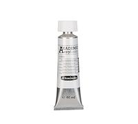 Schmincke - AKADEMIE® Acryl color, Blanco fluorescente en tubo de 60 ml, 23840011, pintura acrílica fina para artistas, brillante, muy resistente a la luz y sin cadmio, técnica mixta.