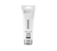 Schmincke - AKADEMIE® Acryl color, blanco titanio en tubo de 120 ml, 23111012, pintura acrílica fina para artistas, brillante, muy resistente a la luz y sin cadmio, técnica mixta