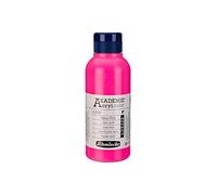 Schmincke - AKADEMIE® Acryl color, Fucsia neón 250 ml, 23855027, pintura acrílica para artistas, brillante, muy resistente a la luz y sin cadmio, técnica mixta