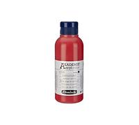 Schmincke - AKADEMIE® Acryl color, Tono Rojo de cadmio 250 ml, 23335027, pintura acrílica para artistas, brillante, muy resistente a la luz y sin cadmio, técnica mixta