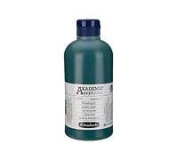 Schmincke - AKADEMIE® Acryl color, Verde ftalocianína 500 ml, 23551028, pintura acrílica para artistas, brillante, muy resistente a la luz y sin cadmio, técnica mixta