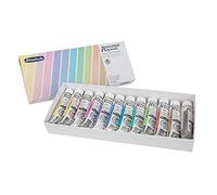Schmincke - AKADEMIE® Caja de pinturas para acuarelas, colores especiales Icy Colours, 12 tubos de 15 ml, 75 767 097, caja de cartón, acuarelas finas para artistas.