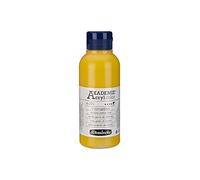 Schmincke - AKADEMIE® Color acrílico, Tono Amarillo de cromo 250 ml, 23225027, pintura acrílica fina para artistas, brillante, muy resistente a la luz y sin cadmio, técnica mixta