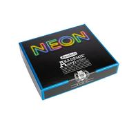 Schmincke Akademie® - Juego de pinturas acrílicas fluorescentes, 76 778 097, 5 pinturas acrílicas brillantes en colores neón, tubos de 60 ml en caja de cartón
