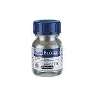 Schmincke - Aqua-Bronze, plata, 20 ml, 15 815 032, efectos metálicos brillantes sobre témperas y acuarelas, papel, cartón, tabla de pintar, lienzo