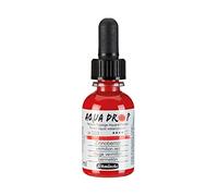 Schmincke - AQUA DROP, acuarela líquida a base de pigmentos, color Bermellón en frasco de 30 ml con pipeta, 24320034, para pintar acuarela, esbozos urbanos, caligrafía, rotulación a mano
