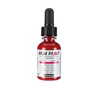 Schmincke - AQUA DROP, acuarela líquida a base de pigmentos, color Rojo rubí en frasco de 30 ml con pipeta, 24360034, para pintar acuarela, esbozos urbanos, caligrafía, rotulación a mano