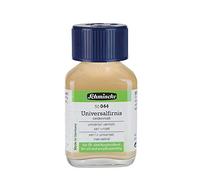 Schmincke - Barniz universal, satinado, incoloro, no amarillento, resistente al envejecimiento, secado rápido, barniz final para pintura al óleo y acrílico, 60 ml