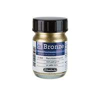 Schmincke - Bronce al óleo, oro pálido rico, 50 ml, 15 802 024, para efectos metálicos iridiscentes en pinturas al óleo, así como en superficies preimprimadas, por ejemplo, madera, metal, yeso