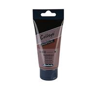 Schmincke - College® Acrylic, Marrón oscuro en tubo de 75 ml, 33630013, Pintura acrílica con pigmentos de artista en alta concentración, opaca y esmaltada, resistente a la luz, seda mate