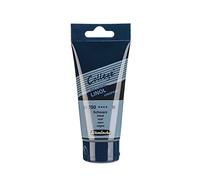 Schmincke - College® Linol, Colores de linóleo para artistas. Negro en tubo de 75 ml, 39700013, tinta de linóleo a base de agua con bajo olor, resistente a la luz, impresión uniforme