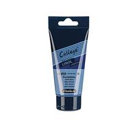 Schmincke - College® Linol, tintas de linóleo para artistas. Azul oscuro en tubo de 75 ml, 39450013, tinta de linóleo a base de agua con bajo olor, resistente a la luz, impresión uniforme