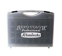Schmincke - Estuche de plástico AERO COLOR® para 24 frascos de 28 ml, 81 924 097, para el llenado individual con los mejores colores líquidos para acrílico/aerógrafo