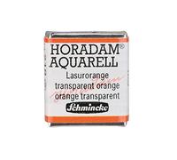 Schmincke - HORADAM® AQUARELL - acuarelas para artistas, 218 Glaze orange, 14 218 044, 1/2 godet