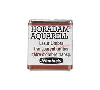 Schmincke - HORADAM® AQUARELL - acuarelas para artistas, 671 Glaze umbra, 14 671 044, 1/2 godet