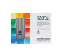 Schmincke - HORADAM® AQUARELL, Set Colores Excepcionales, 9 x 1/2 cubetas, 74 643 097, caja metálica, set de pintura, acuarelas finísimas