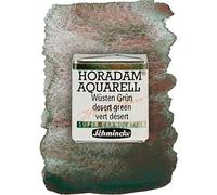 Schmincke Horadam Aquarell, Super granulación, 14 924 044 desiertos verdes, 1/2 tazos, tonos de granulación muy fuertes, acuarelas supergranuladoras