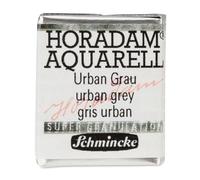Schmincke - HORADAM® AQUARELL, Super Granulación, 14 956 044 Urban Grey, 1/2 pastilla, colores de granulación muy fuertes, acuarelas más finas y de gran granulación