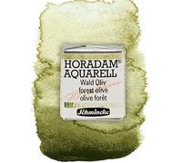 Schmincke HORADAM® AQUARELL Super Granulation, 14 941 044 Bosque Oliva, 1/2 tazones, tonos granulados muy fuertes, acuarelas finas y supergranuladas