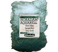 Schmincke HORADAM® AQUARELL Super Granulation, 14 943 044 Bosque Azul, 1/2 tazones, tonos granulados muy fuertes, acuarelas finas y supergranuladas
