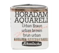 Schmincke Horadam AQUARELL, Super Granulation, 14 946 044 Urban Braun, 1/2 tarros, muy fuertes tonos granuladores, acuarelas supergranuladoras más finas