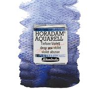 Schmincke HORADAM® AQUARELL Super Granulation, 14 951 044 Deep Mar Violeta, 1/2 tazones, tonos granulados muy fuertes, acuarelas finas y supergranuladas