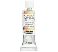 Schmincke - HORADAM® AQUARELL, Super Granulation, 14 981 001 Tundra Orange, tubo de 5 ml, colores granulados muy fuertes, acuarelas supergranuladas