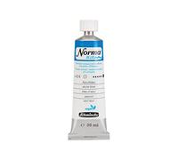 Schmincke - NORMA® Blue, 21424009, finísimos óleos acuarelables para artistas, muy pigmentados, resistentes a la luz, veganos, azul azur, 35 ml