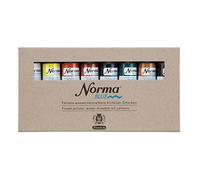 Schmincke - NORMA® Blue, 71200097, set di cartoncini, 8 x 35 ml, colori ad olio per artisti altamente pigmentati, resistenti alla luce e verniciabili all'acqua, vegan