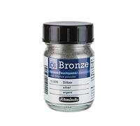 Schmincke - Óleo-Bronce, plata, 50 ml, 15 805 024, para efectos metálicos iridiscentes en pinturas al óleo, así como en superficies preimprimadas como madera, metal, yeso