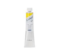 Schmincke - Óleo College®, Amarillo limón en tubo de 200 ml, 31210015, Colores al óleo para artistas, pigmentos para artistas probados y aceites vegetales naturales, buena resistencia a la luz