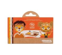 Schminkset 'Giraffe & leeuw' (3 kleuren) - Namaki