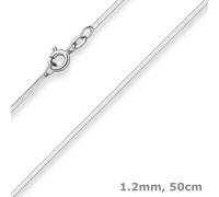 Schmuck Krone Colgante Gargantilla Serpiente Diamantada 925 Plata 50 cm