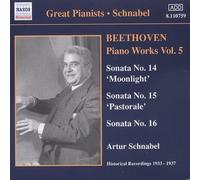 Schnabel,Artur - Sonates Pour Piano N°14, N°15, N°16