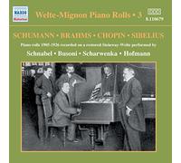 Schnabel - Piano Rolls : Schubert, Liszt, Rubinstein /Vol. 3