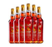 Schnapp Antonio Nadal BAN The Banned Fruit Apricot Brandy Botella Misil 1 L (Caja de 6 Botella Misil de 1 L)