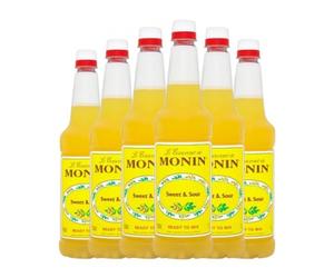 Schnapp MoninCocktail Concentrado Sweet & Sour 70 aja de 6 Botellas de 70 cl)