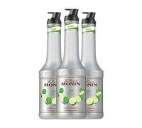 Schnapp MoninCocktail Puré Lima Verde Lime Citron Vert Botella Misil 1 L (Caja de 3 Botella Misil de 1 L)
