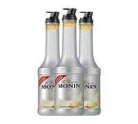 Schnapp MoninCocktail Puré Plátano Banana sin alcohol Botella Misil 1 L (Caja de 3 Botella Misil de 1 L)