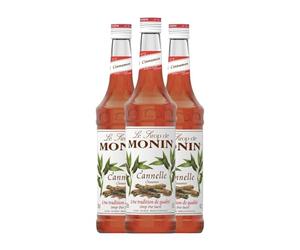 Schnapp MoninCocktail Sipore Canela Cannelle Cinnamon 70 aja de 3 Botellas de 70 cl)