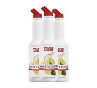 Schnapp Toschi Puré Sweet and Sour Botella Misil 1 L (Caja de 3 Botella Misil de 1 L)