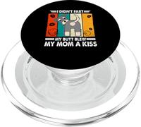 Schnauzer Dog I Didn’t Fart My Butt Blew My Mom A Kiss Dogs PopSockets PopGrip para MagSafe