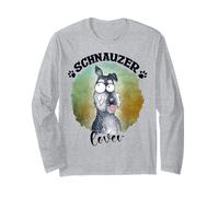 Schnauzer Dog Mom Schnauzer Dad Kawaii Doodle Manga Larga