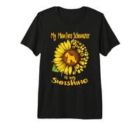 Schnauzer Miniatura Dog is My Sunshine Perro de Girasol Camiseta Premium