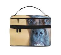 Schnauzer Miniatura, Mascotas de césped, Perros grisesBolsa de Maquillaje, Bolsa de Cosméticos Portátil para Mujer-Organizador de Cosméticos de Viaje, Regalo para Momentos Especiales