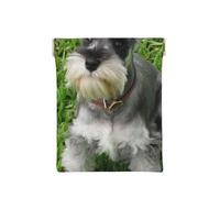 Schnauzer Miniatura, Squeeze Top Wallet Bolsa de Almacenamiento para Mujer Monedero pequeño Bolsa de Cambio