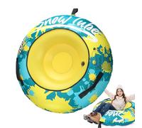 Schneeröhre - Aufblasbare Schneeröhre - Winterschneeröhre | Robuste Pvc-Konstruktion Mit Abnehmbarem Traktionsgurt Sicherer Sitz Für Kinder Und Erwachsene Winterspaß Auf Verschneiten Abhängen